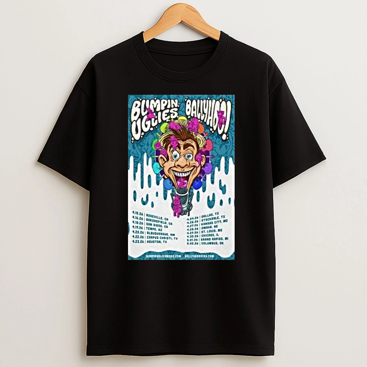 Bumpin Uglies And Ballyhoo Tour 2026 Shirts