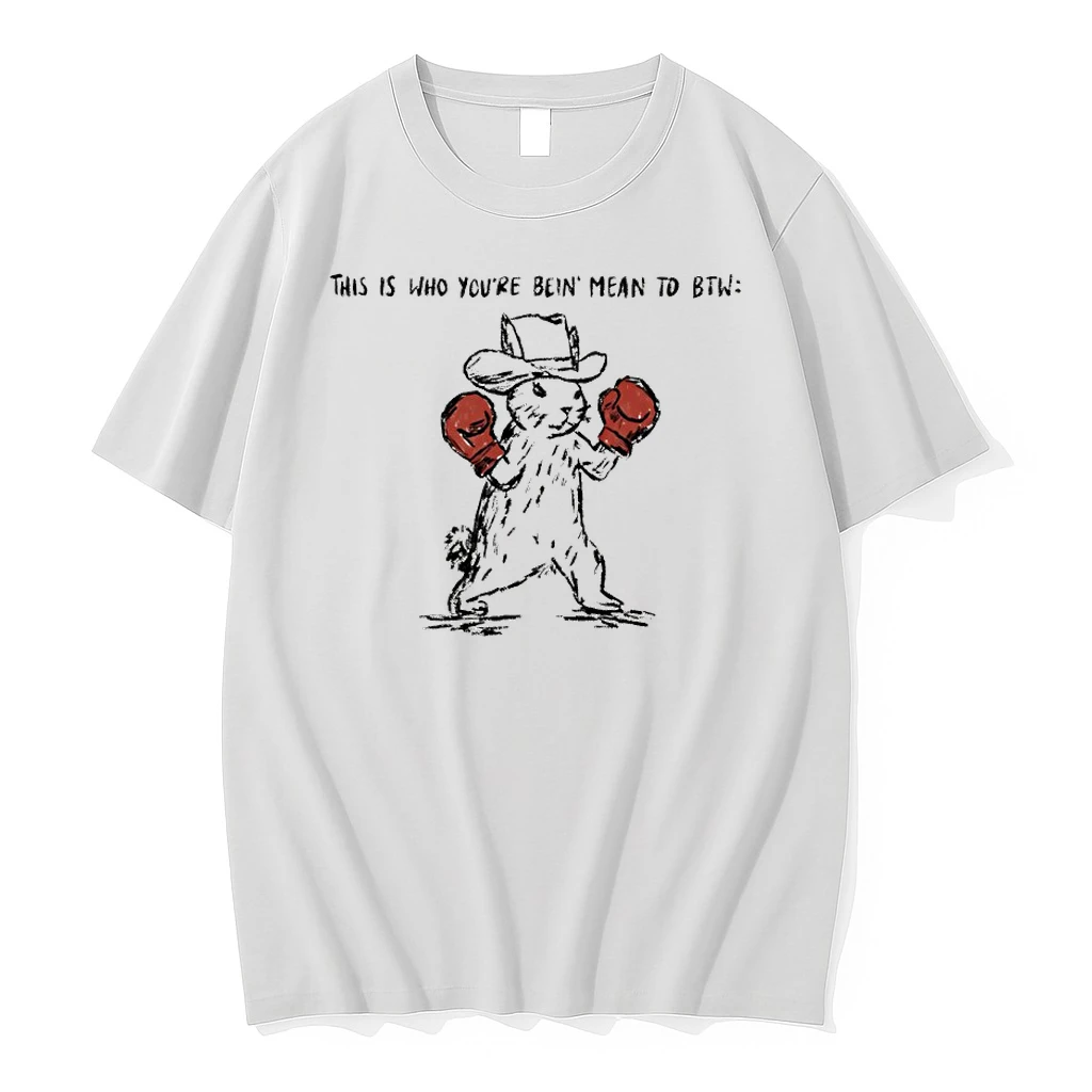 Bunny Cowboy Boxing This Is Who Youre Bein Mean To Btw Shirts