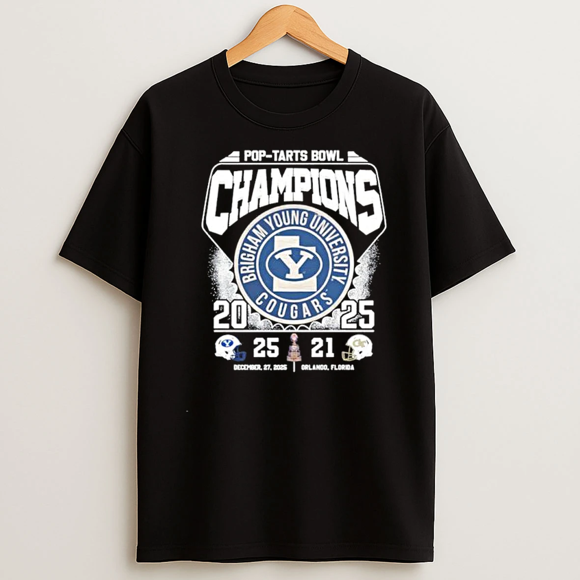 Byu Cougars 2025 Pop Tarts Bowl Champions Vintage Shirts