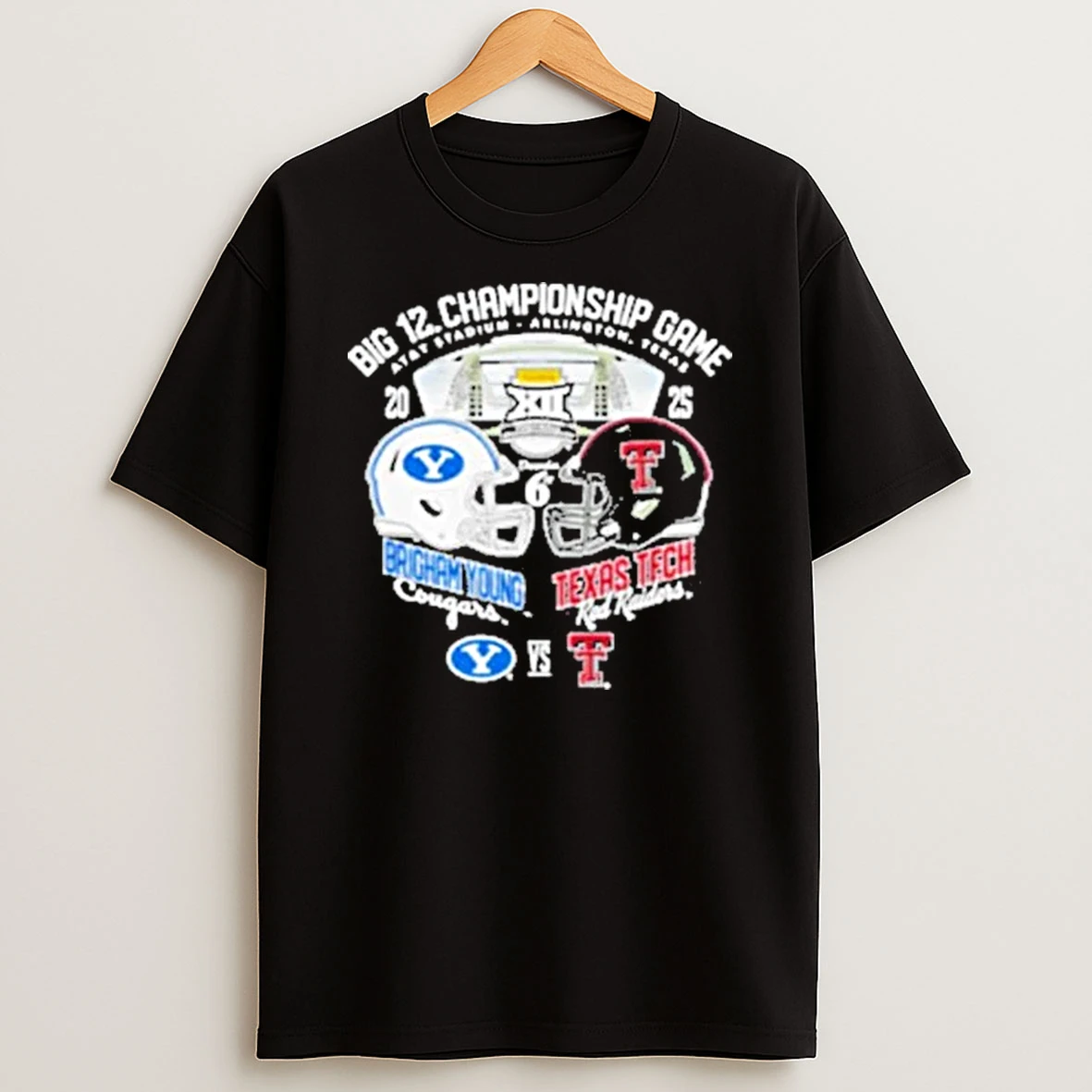 Byu Vs Texas Tech Big 12 Championship 2025 Football Shirts