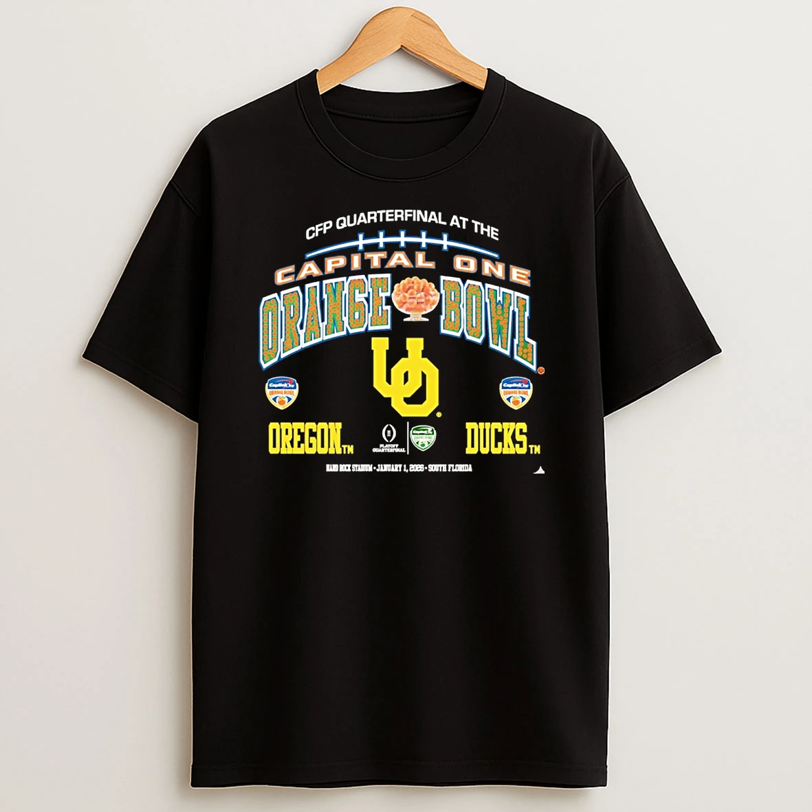 Cfp Quarterfinal At The Capital One Orange Bowl Oregon Ducks January 1 Hard Rock Stadium South Florida Shirts