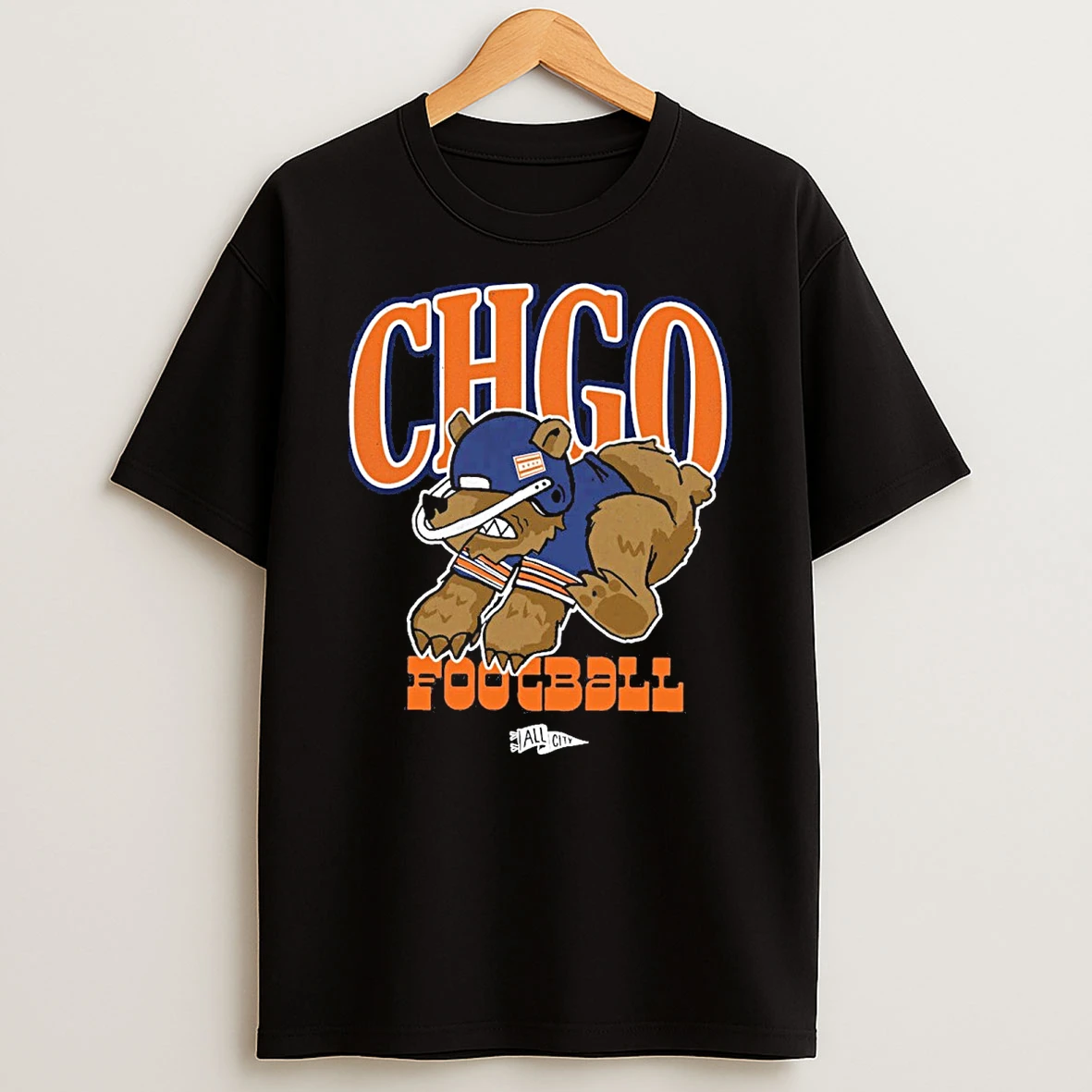 Chgo Football Chicago Bears All City Cartoon Shirts