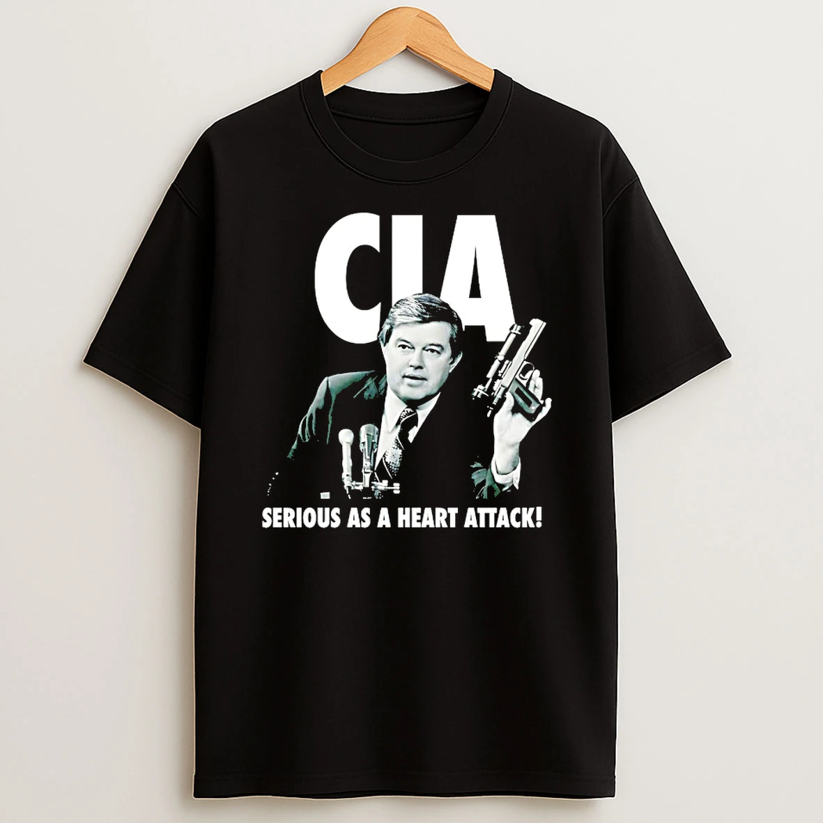 Cia Serious As A Heart Attack Shirts