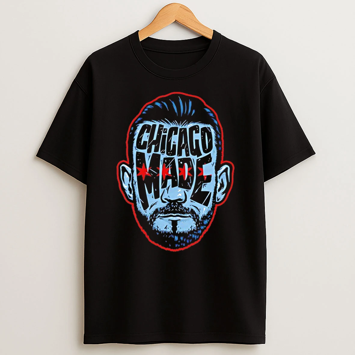 Cm Punk Chicago Made Silhouette Shirts