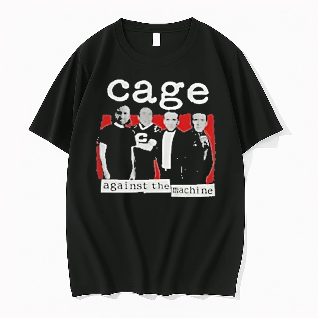 Cage Against Meme Nicolas The Machine Parody Shirts