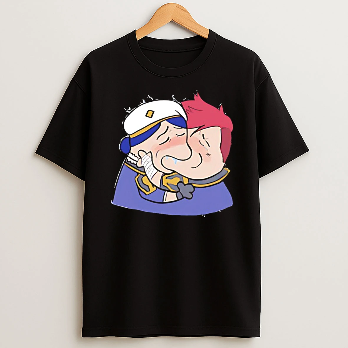 Cait X Vi Kissing Chibi Shirts