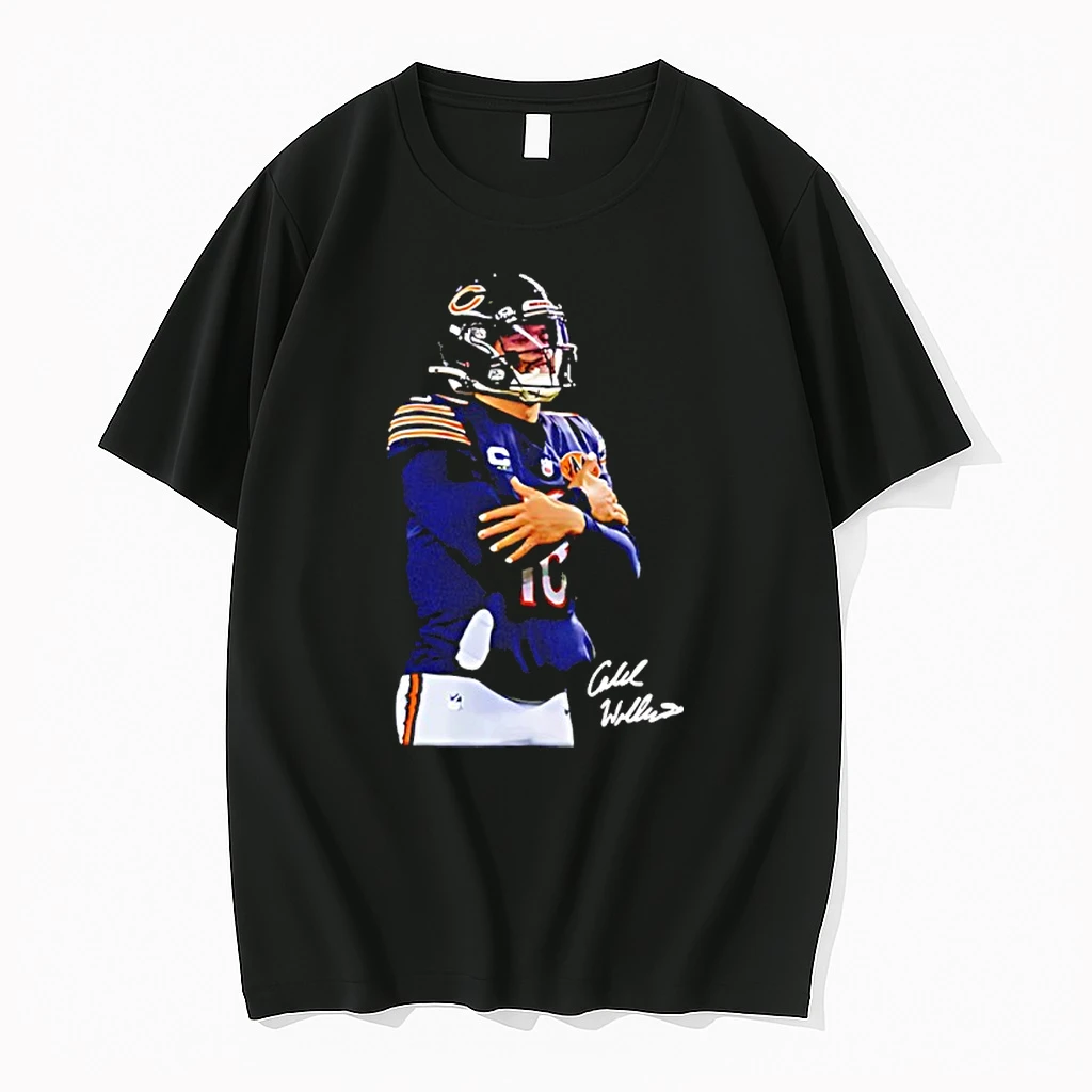 Caleb Williams Cold Chicago Football Signature Shirts