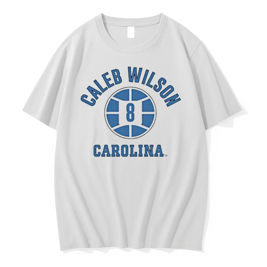 Caleb Wilson Name Number Ball Unc Basketball Shirts