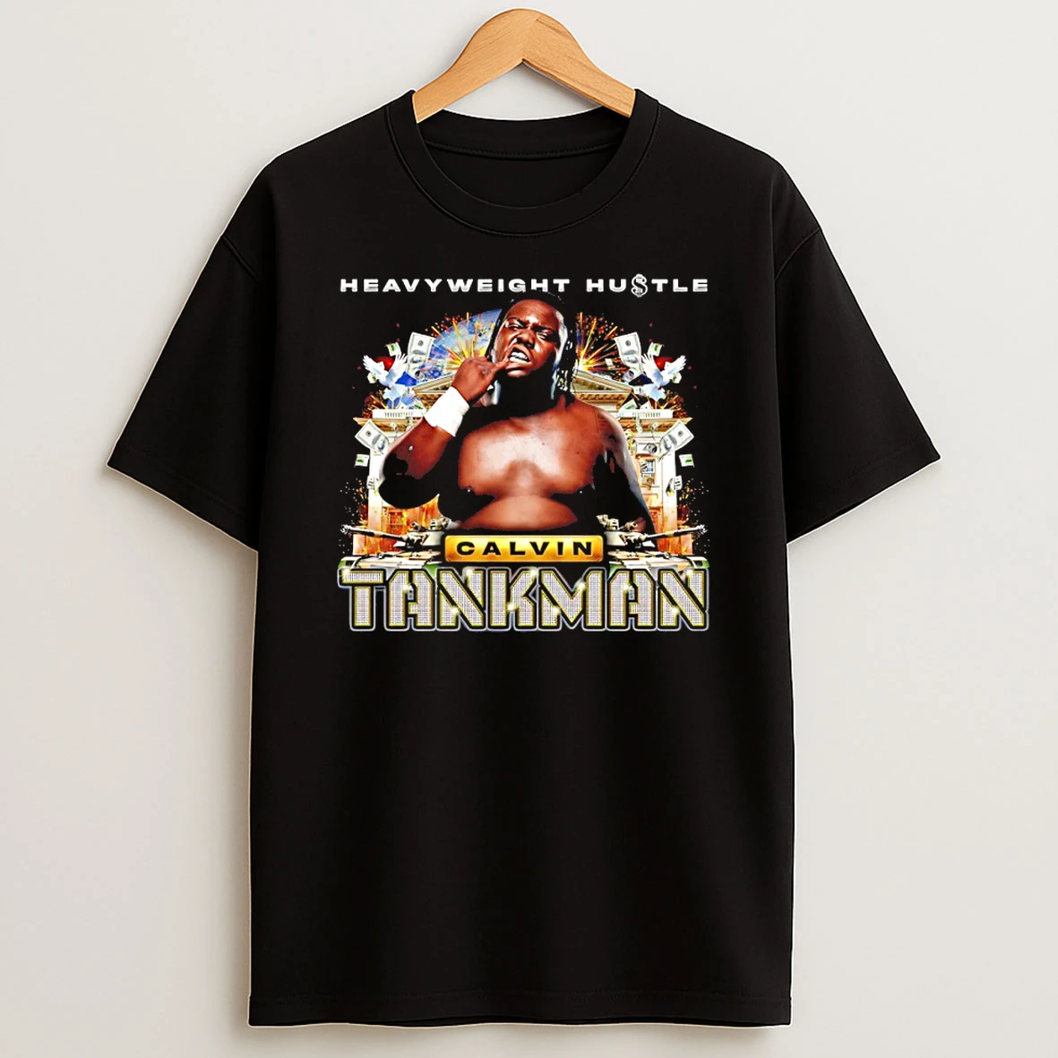 Calvin Tankman Heavyweight Hustle 90s Hip Hop Shirts