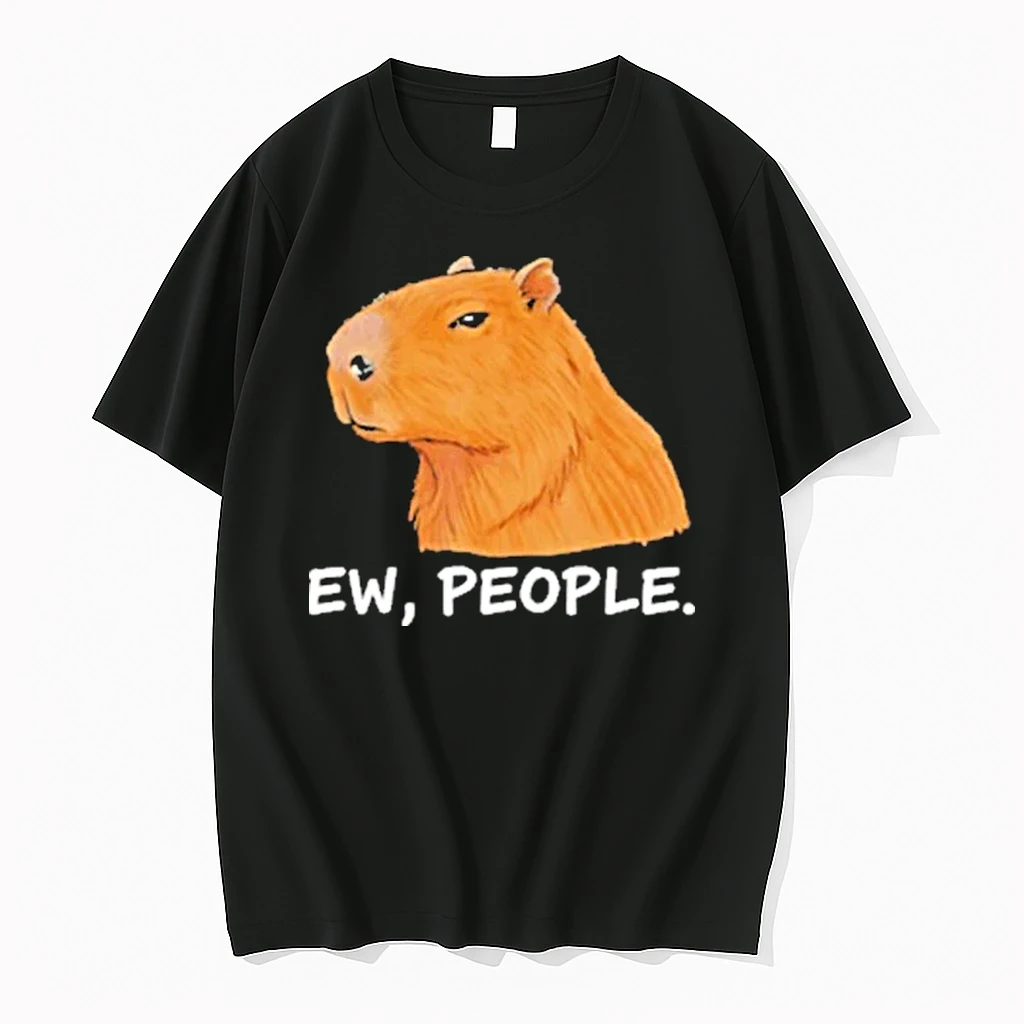 Capybara Ew People Sarcastic Humor Shirts