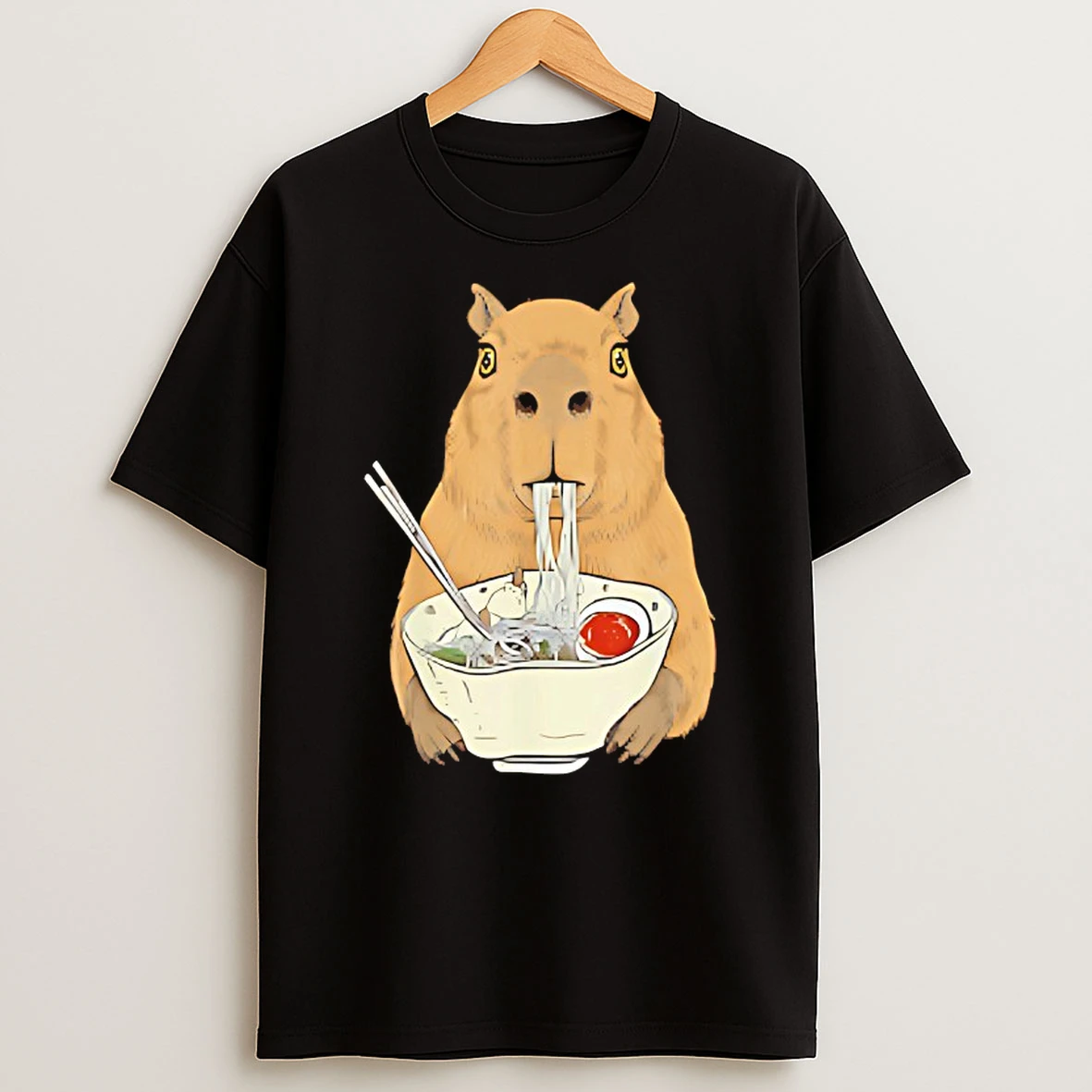Capybara Ramen Japanese Shirts