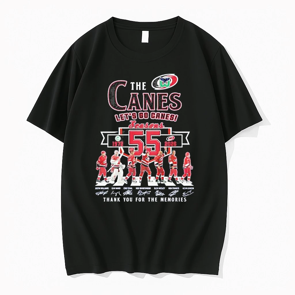 Carolina Hurricanes Abbey Road 55 Seasons Lets Go Canes Shirts