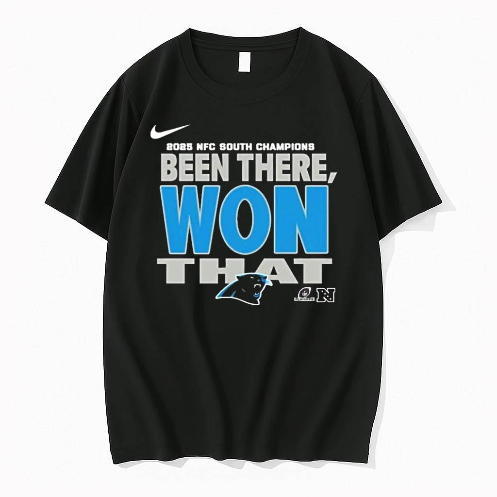 Carolina Panthers 2025 Nfc South Division Champions Been There Won That Shirts