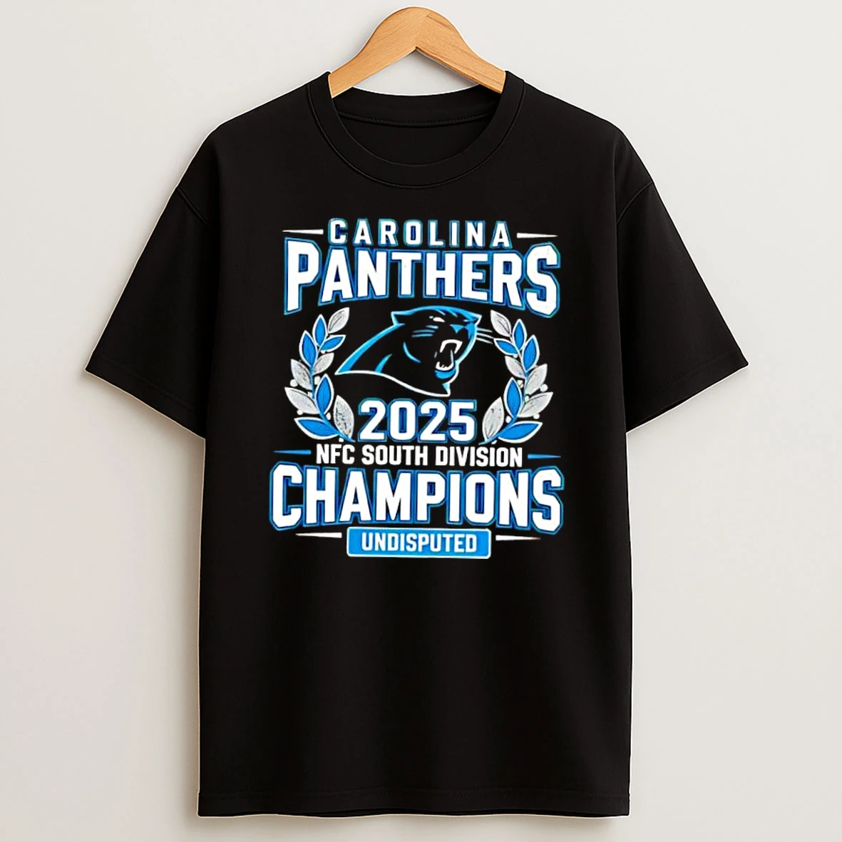 Carolina Panthers 2025 Nfc South Division Champions Undisputed Shirts