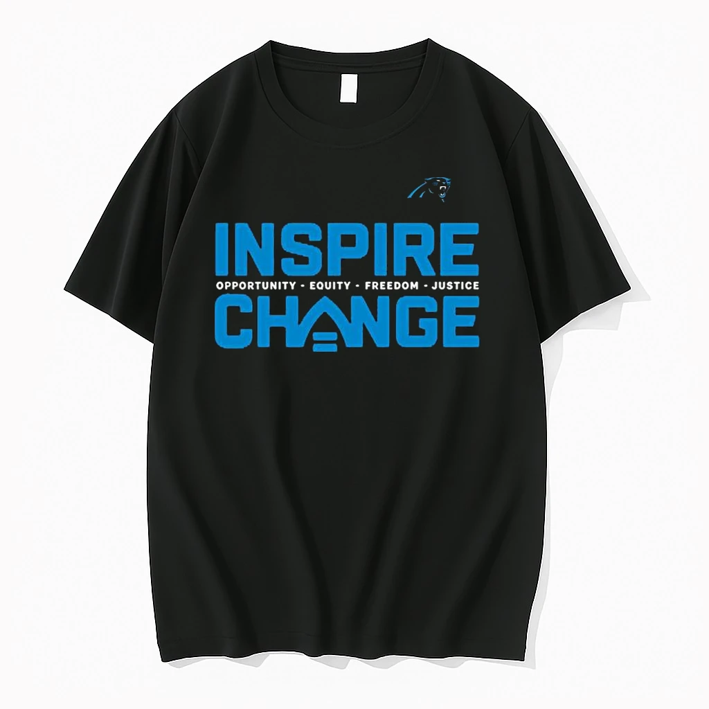 Carolina Panthers X Nfl Inspire Change Opportunity Equity Freedom Justice Shirts