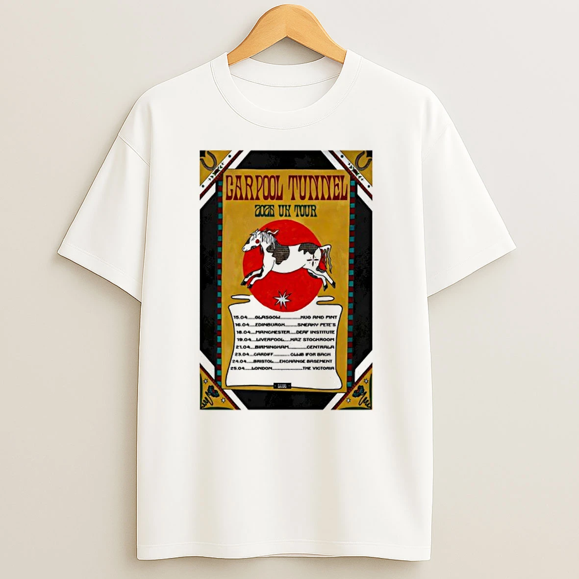 Carpool Tunnel Uk 2025 Tour Shirts