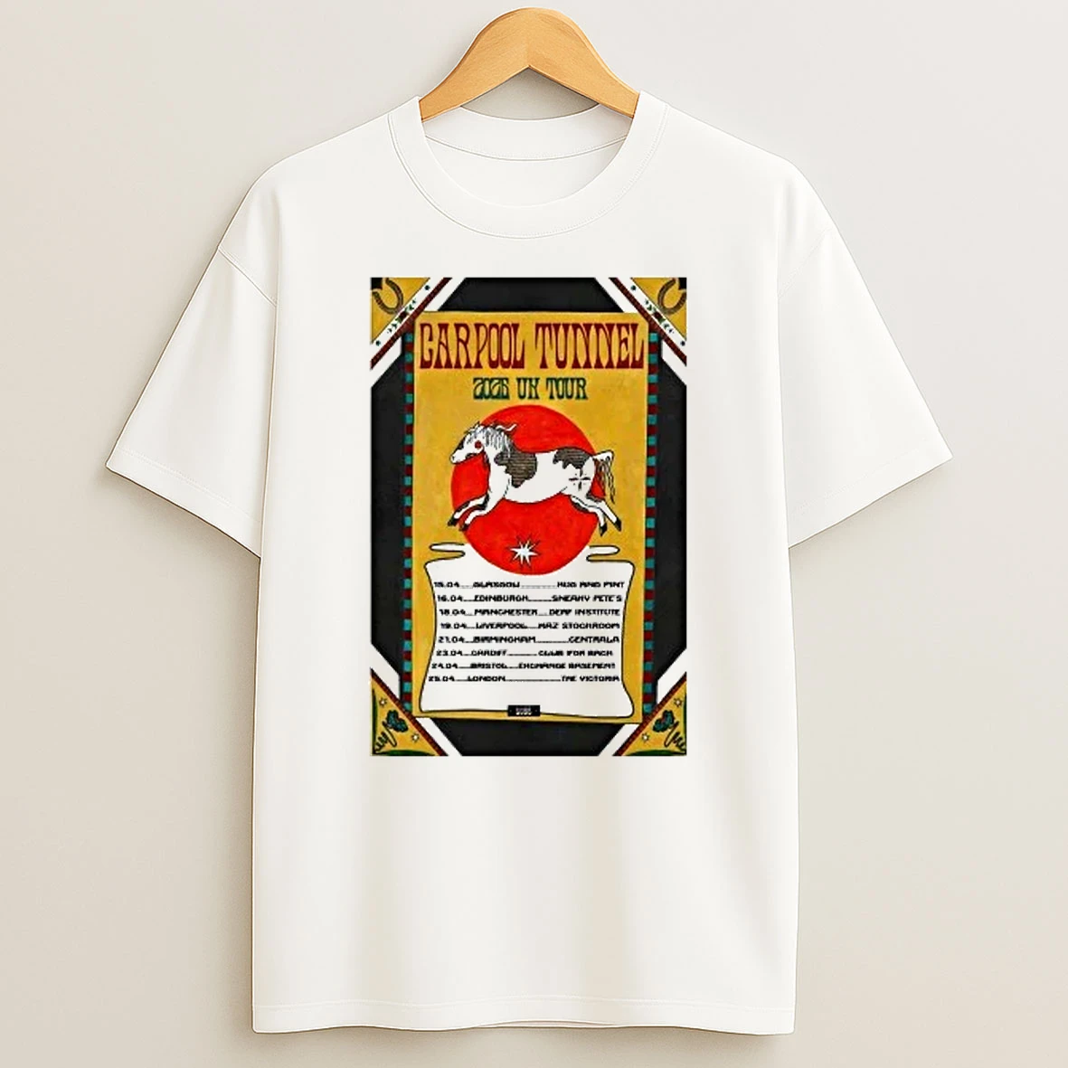 Carpool Tunnel Uk 2025 Shows Shirts