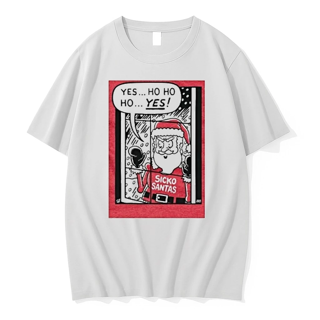 Cartoon Santa Sickos Yes Ho Ho Ho Yes Christmas 2025 Shirts