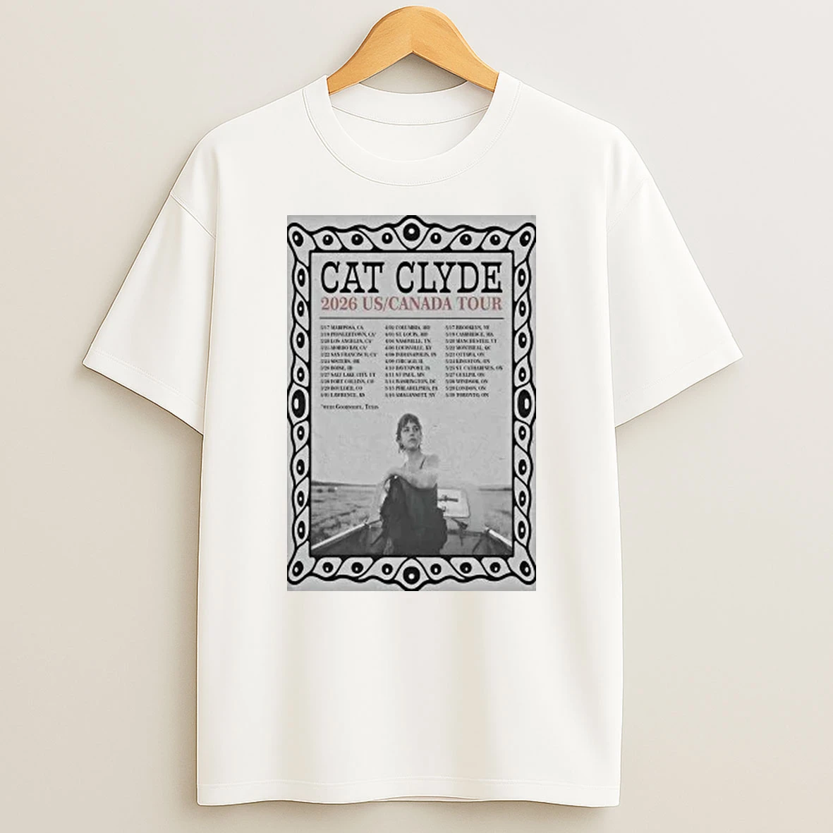 Cat Clyde Us Canada Tour 2026 Shirts