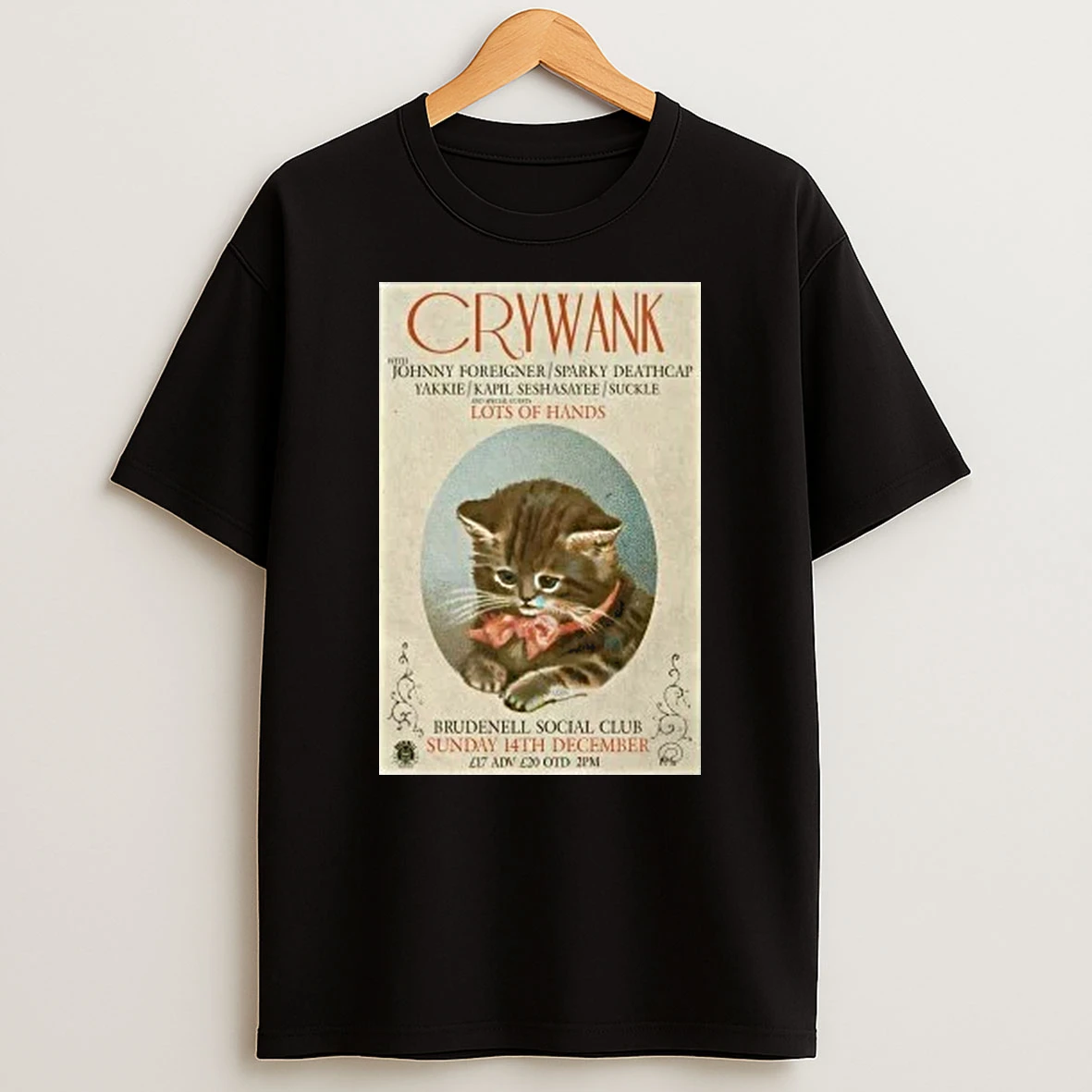 Cat Crywank 12 14 2025 Leeds Uk Shirts