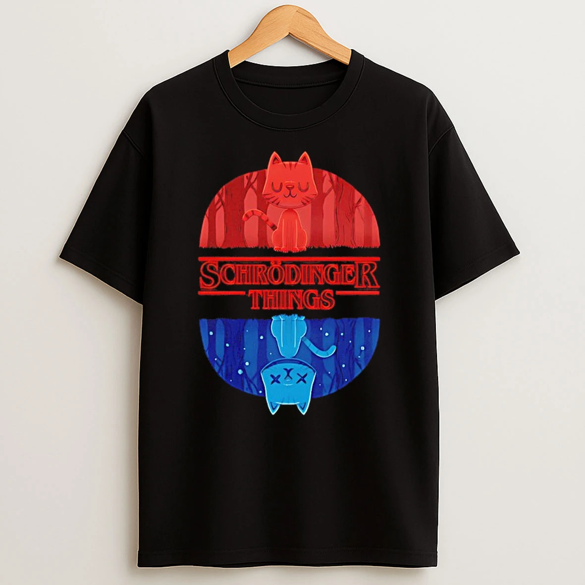 Cat Schrodinger Things Stranger Things Shirts