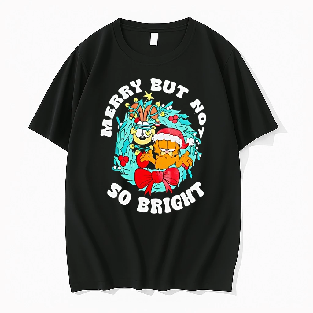 Cat And Odie Merry But Not So Bright Shirts