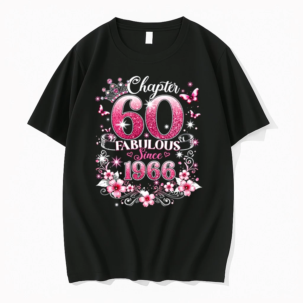 Chapter 60 Fabulous Since 1966 Floral 60th Birthday Shirts