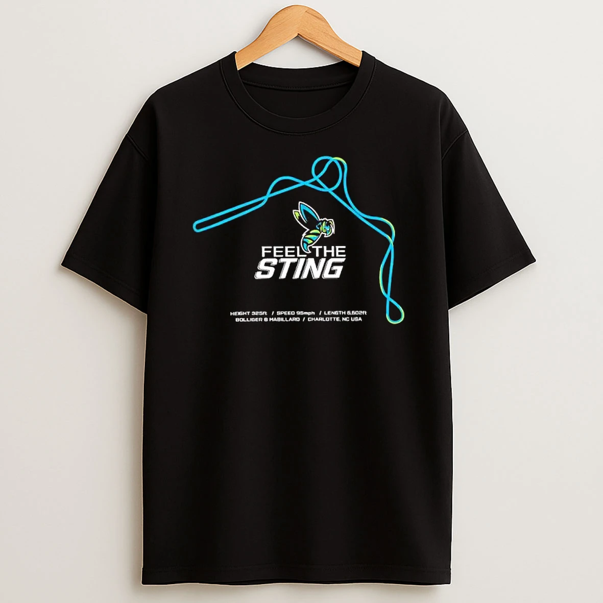 Charlotte Hornets Nba Team Feel The Sting Hornet Logo Shirts