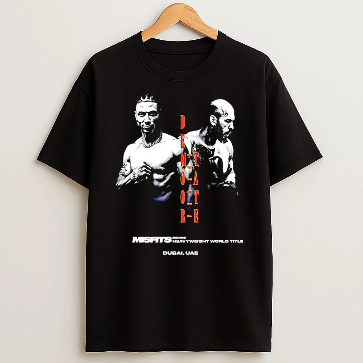 Chase Demoor Vs Andrew Tate Fight Boxing Dubai Uae Graphic Shirts