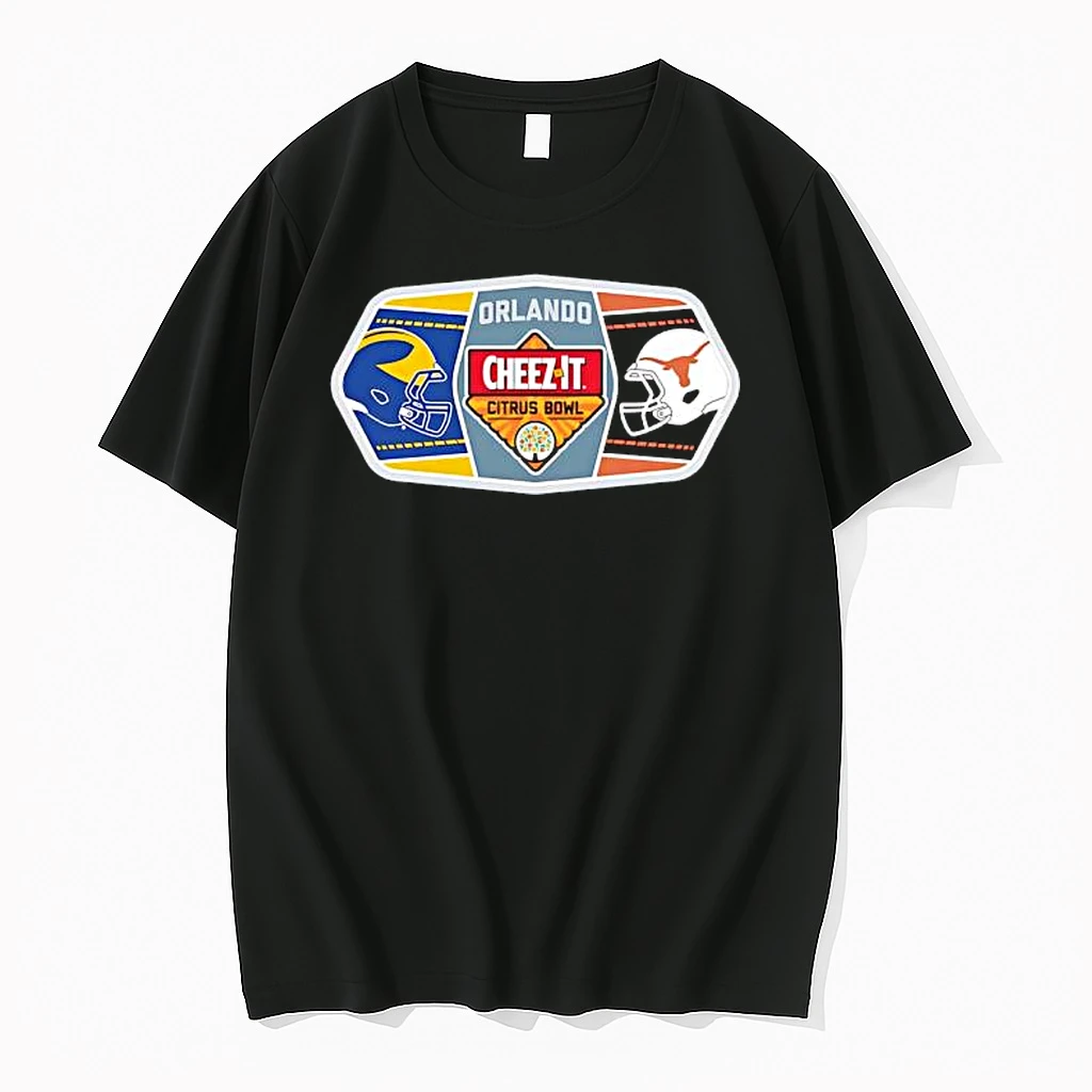 Cheez It Citrus Bowl Michigan Vs Texas Orlando 2025 Game Shirts