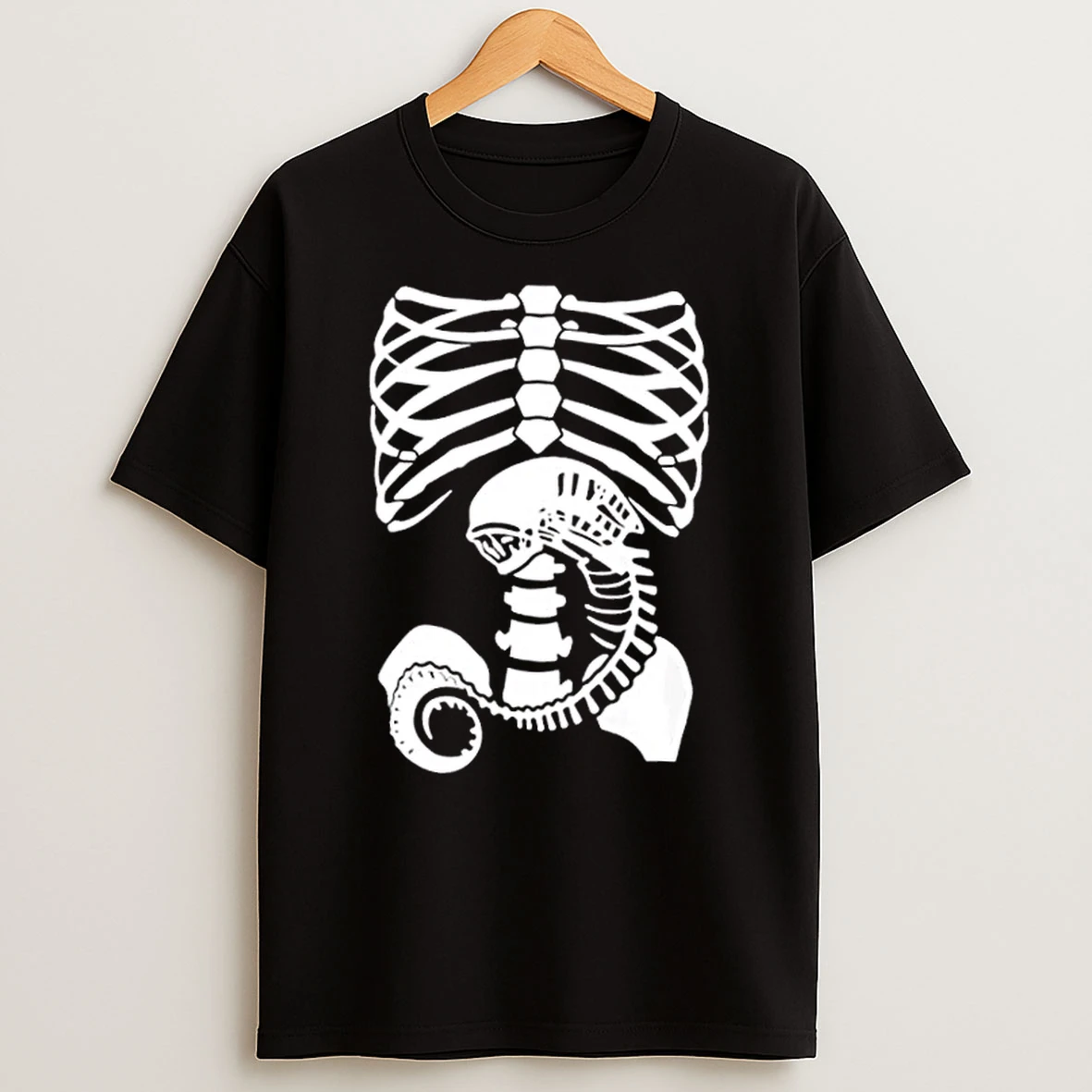 Chestburster Rib Cage Alien Horror Movie Shirts