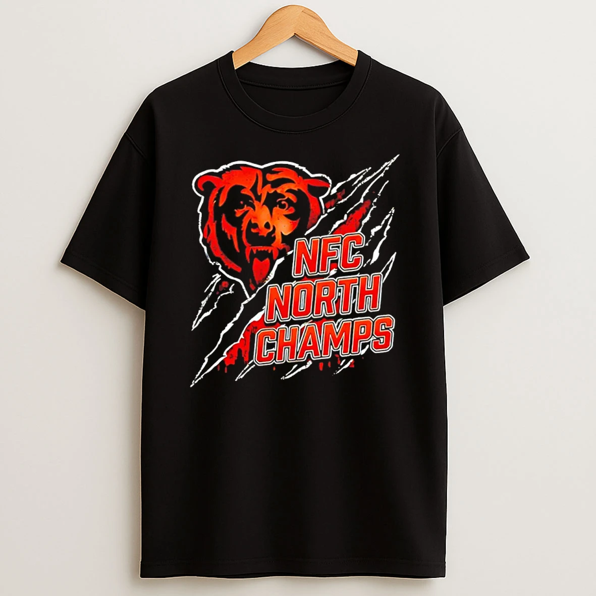 Chicago Bears 2025 Nfc North Champs Logo Graphic Shirts