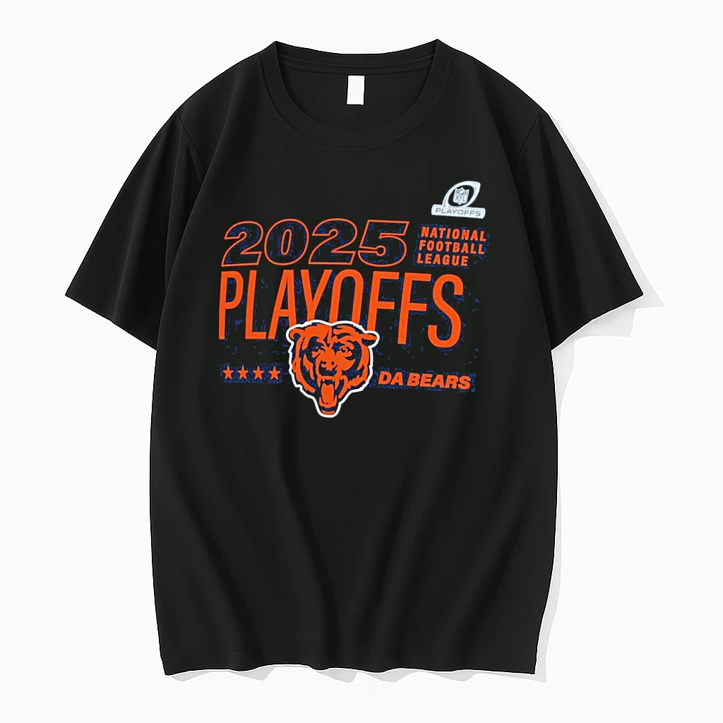 Chicago Bears 2025 National Football League Playoffs Ready Da Bears Shirts