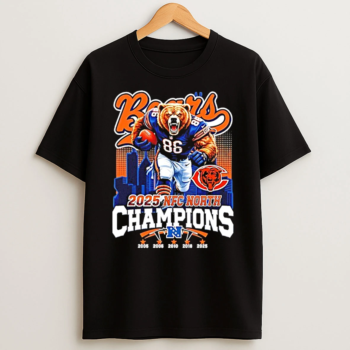 Chicago Bears 25 Nfc North Champions Shirts