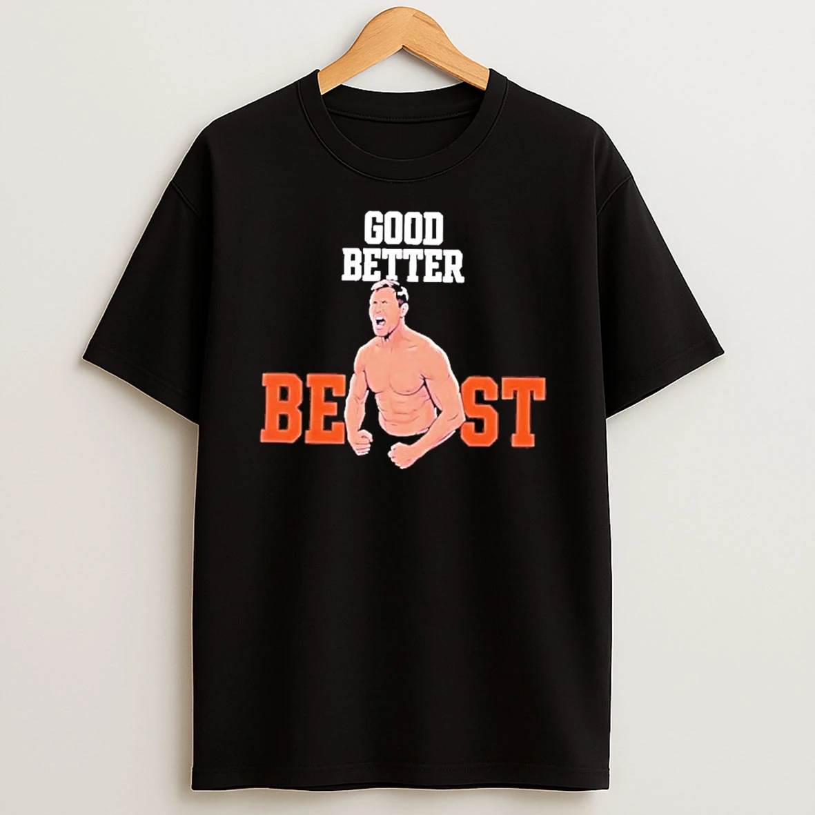 Chicago Bears Ben Johnson Shows Off Good Better Best Shirts