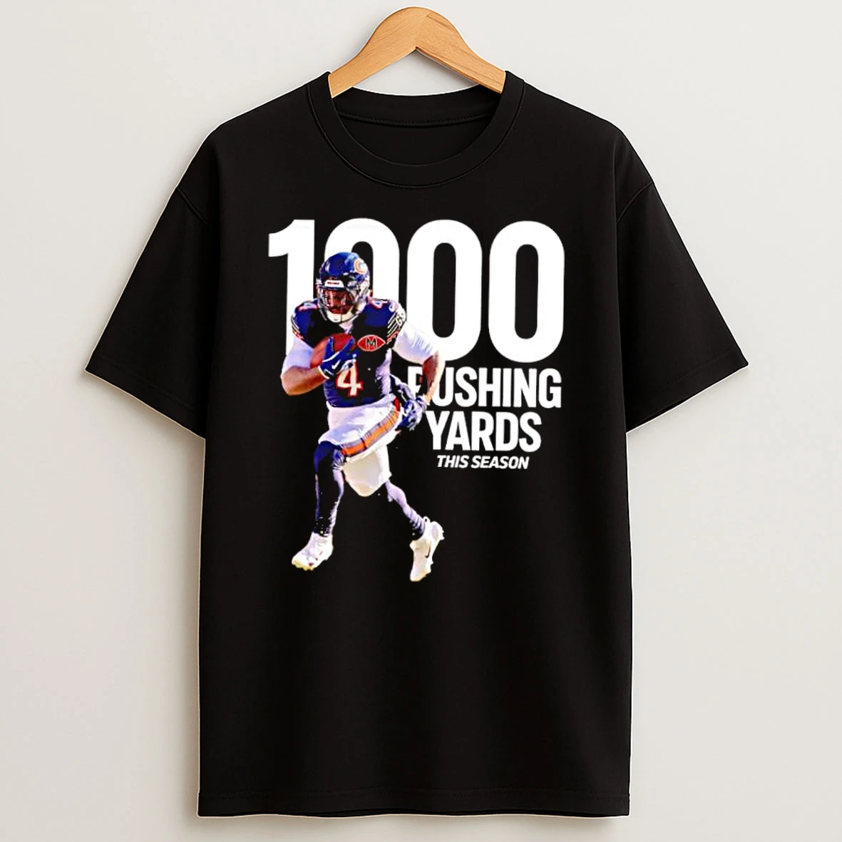 Chicago Bears Dandre Swift 1000 Rushing Yards The Season Shirts