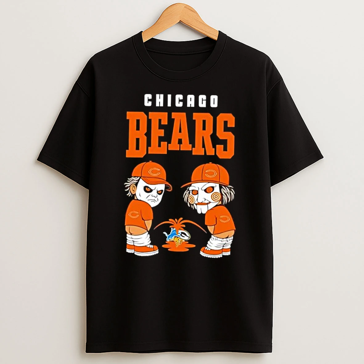 Chicago Bears Michael Myers Piss On Lions Vikings Packers Shirts