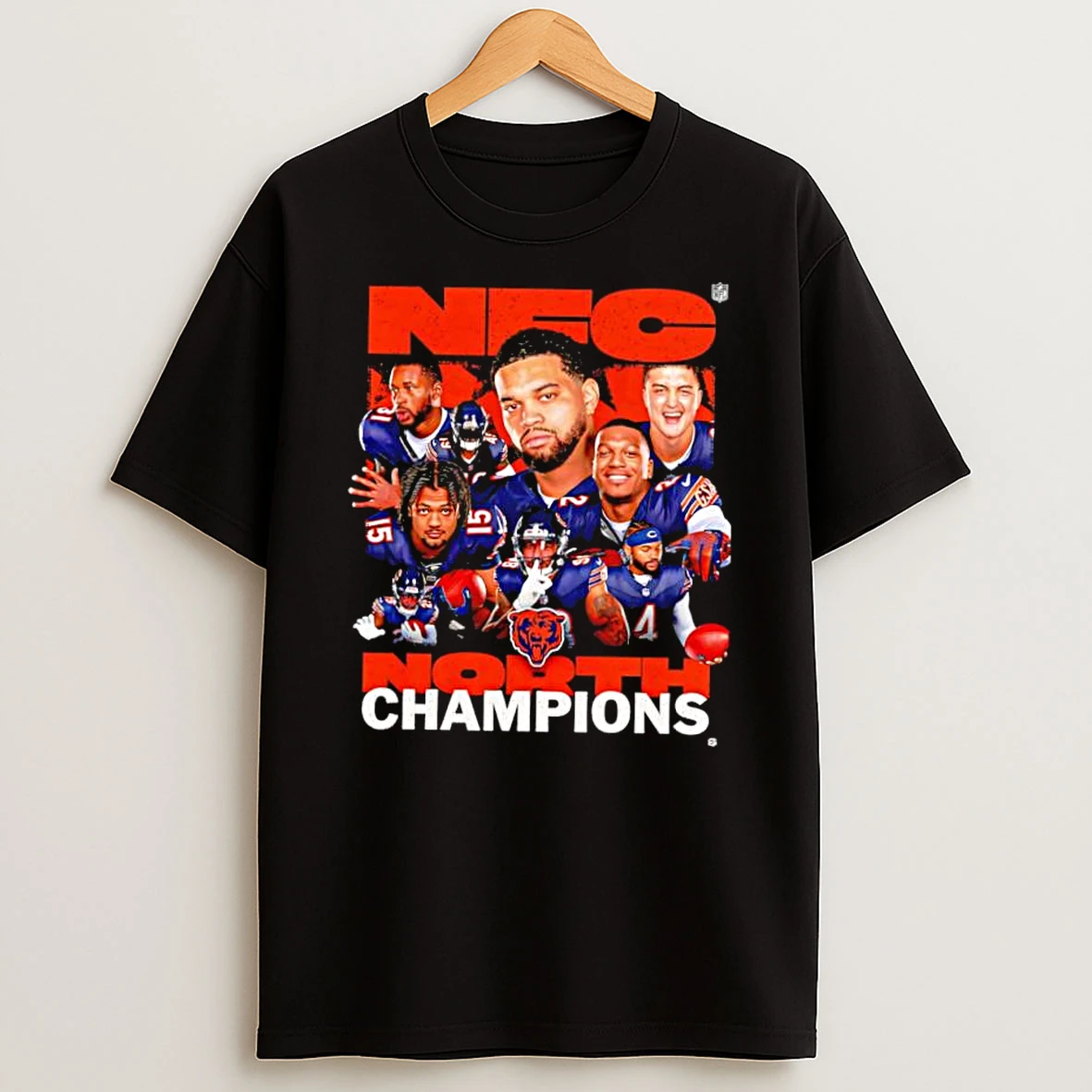 Chicago Bears Nfc Kings Of The North Champions Graphic Shirts