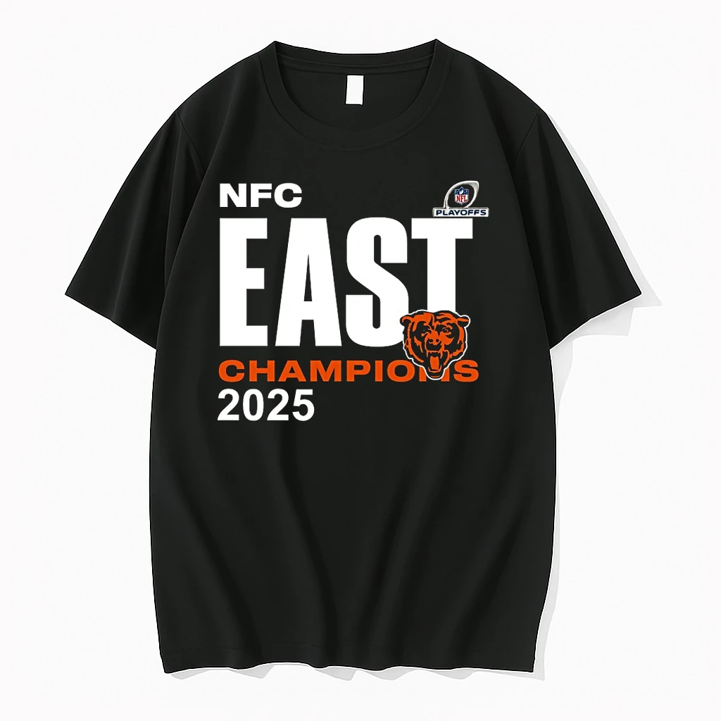 Chicago Bears Nfc Playoffs East Champions 2025 Shirts