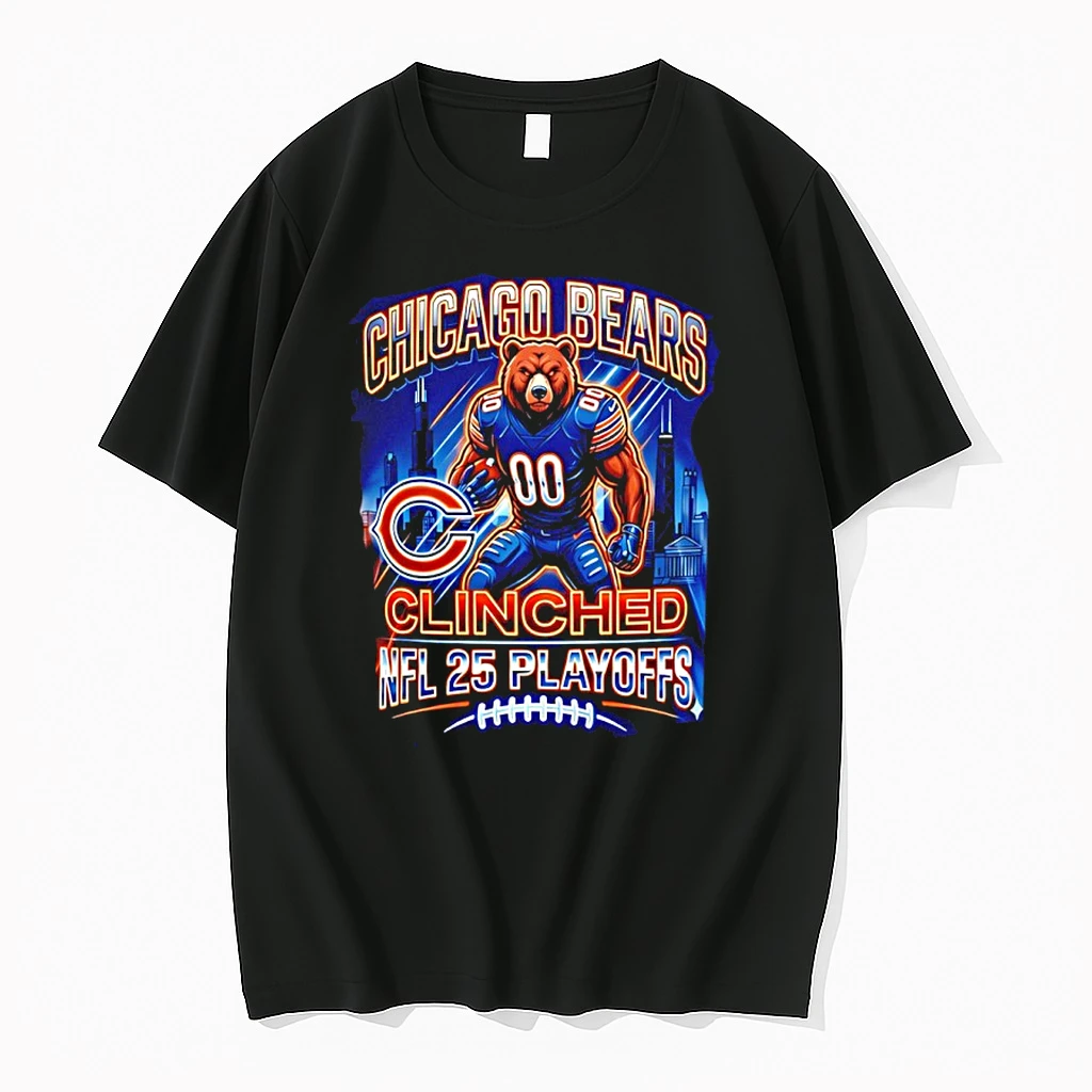Chicago Bears Nfl 2025 Playoff Football Mascot Shirts