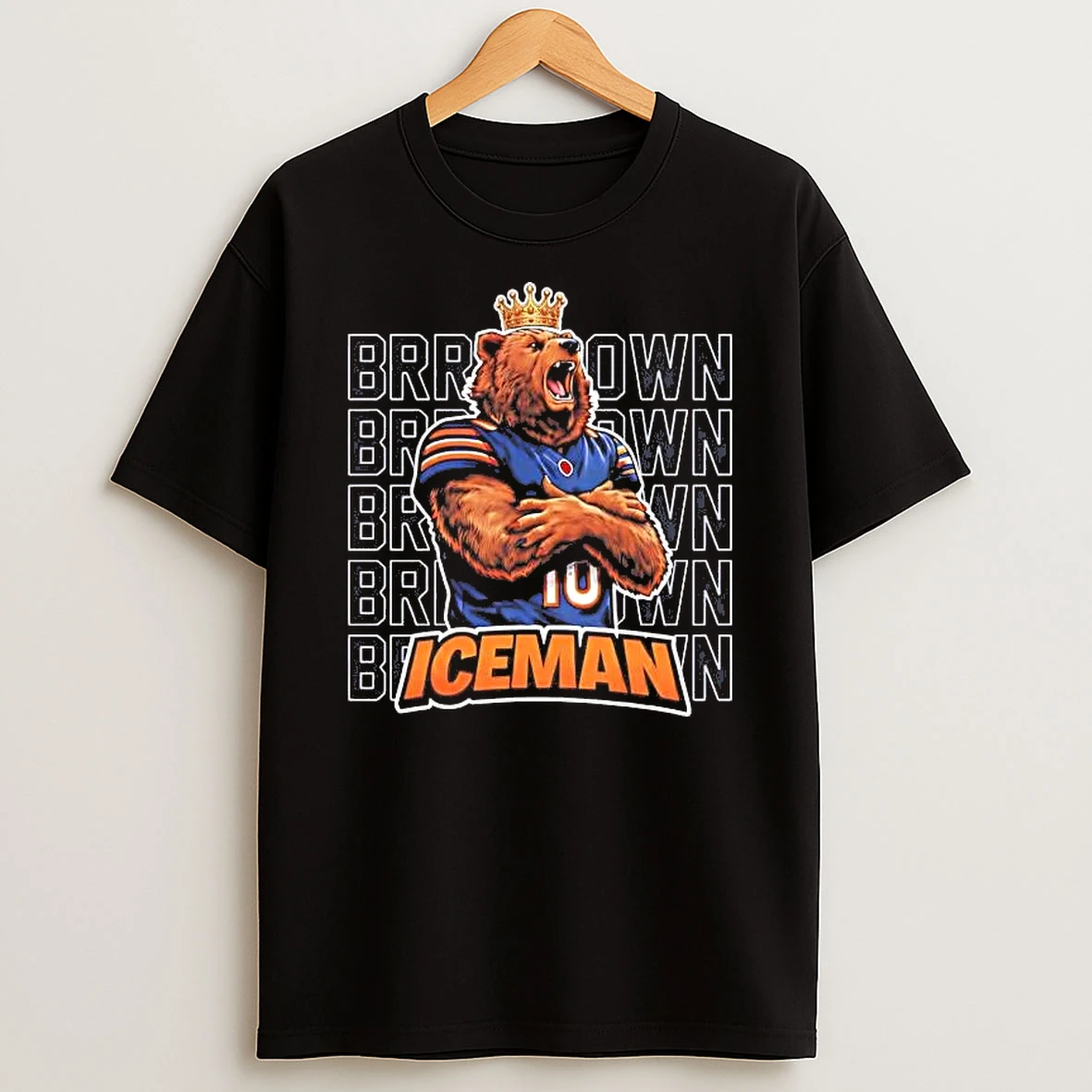 Chicago Bears Brrrr Down Caleb Williams Iceman Shirts