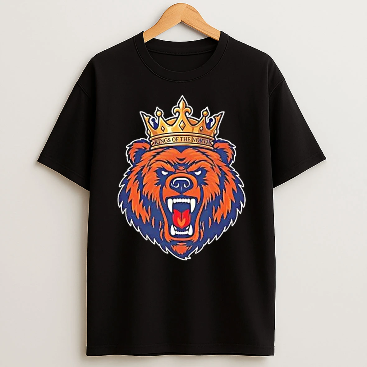 Chicago Bears King Of The North Bear Crown Shirts