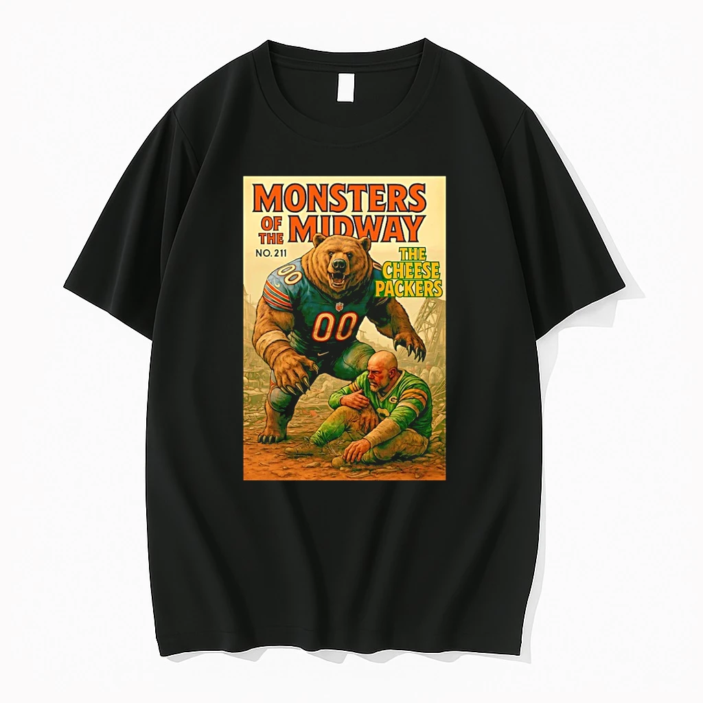 Chicago Bears Vs Green Bay Packers Monsters Of The Midway The Cheese Packers Shirts
