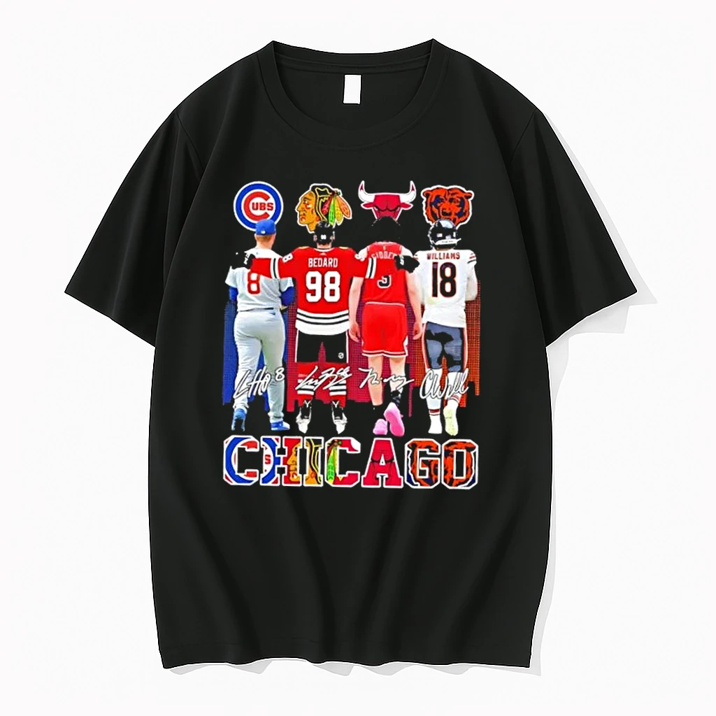 Chicago City Sports Legends Signatures Skyline Shirts
