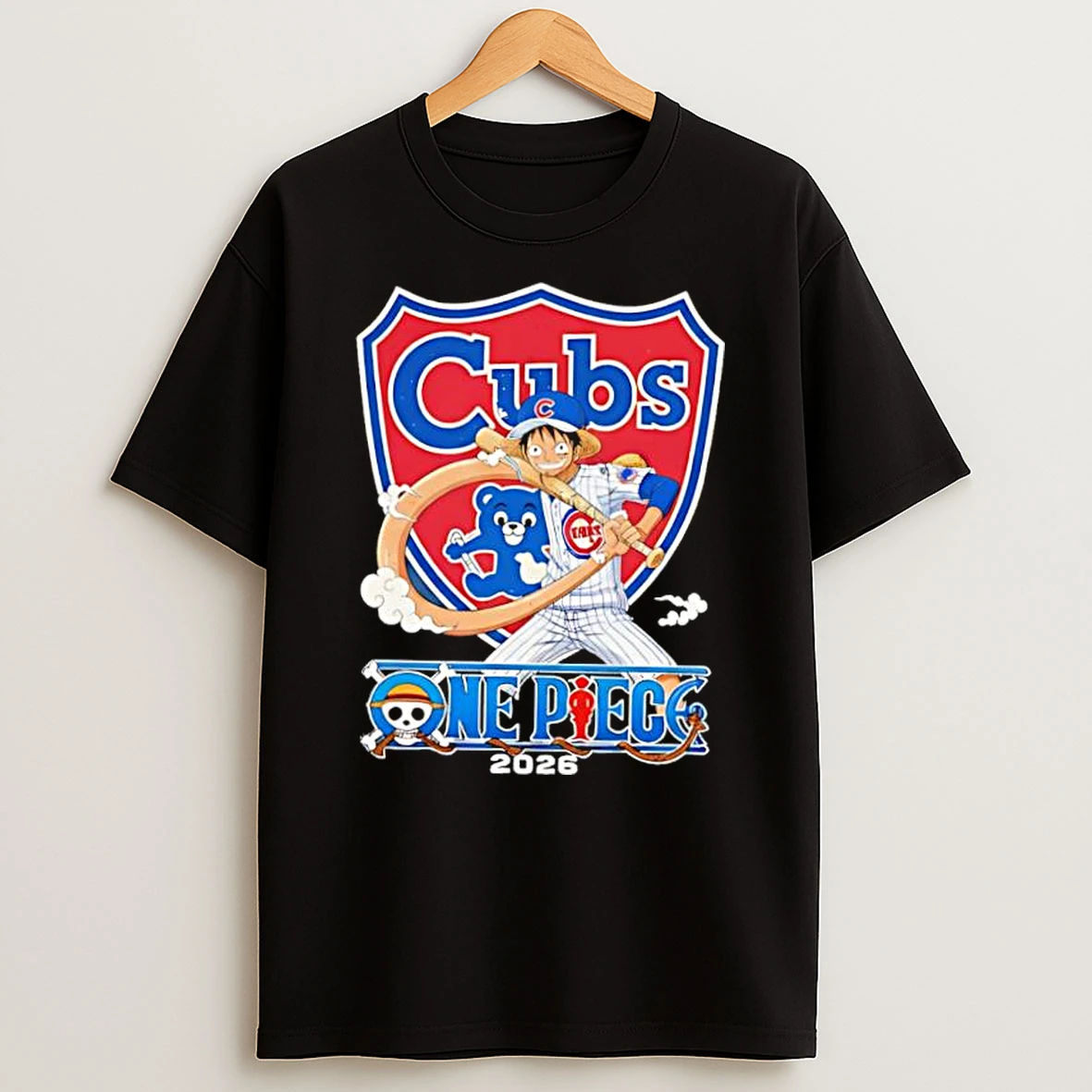 Chicago Cubs One Piece 2026 Luffy Shirts