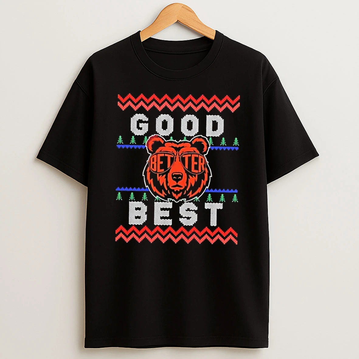 Chicago Good Better Best Ugly Christmas Shirts