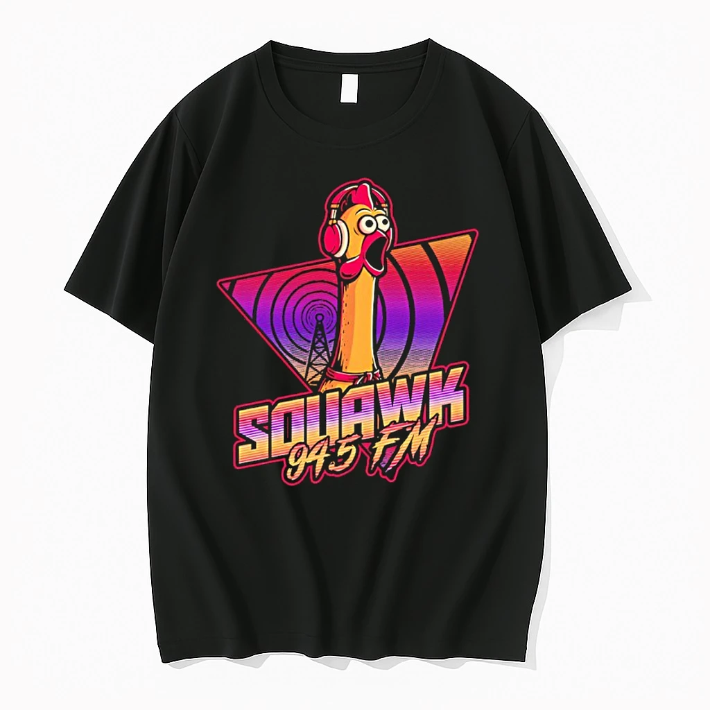 Chicken Vaporwave Radio Stranger Things Shirts