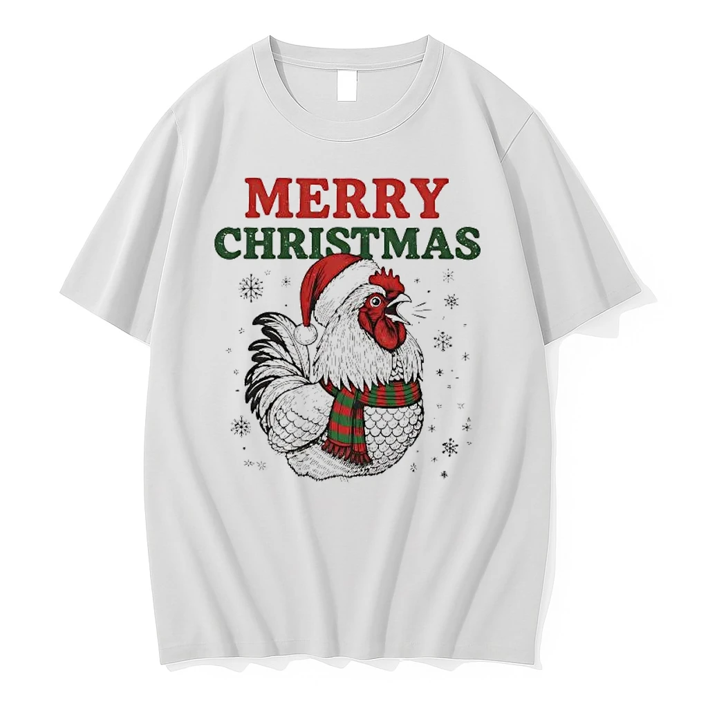 Chicken Merry Christmas Shirts