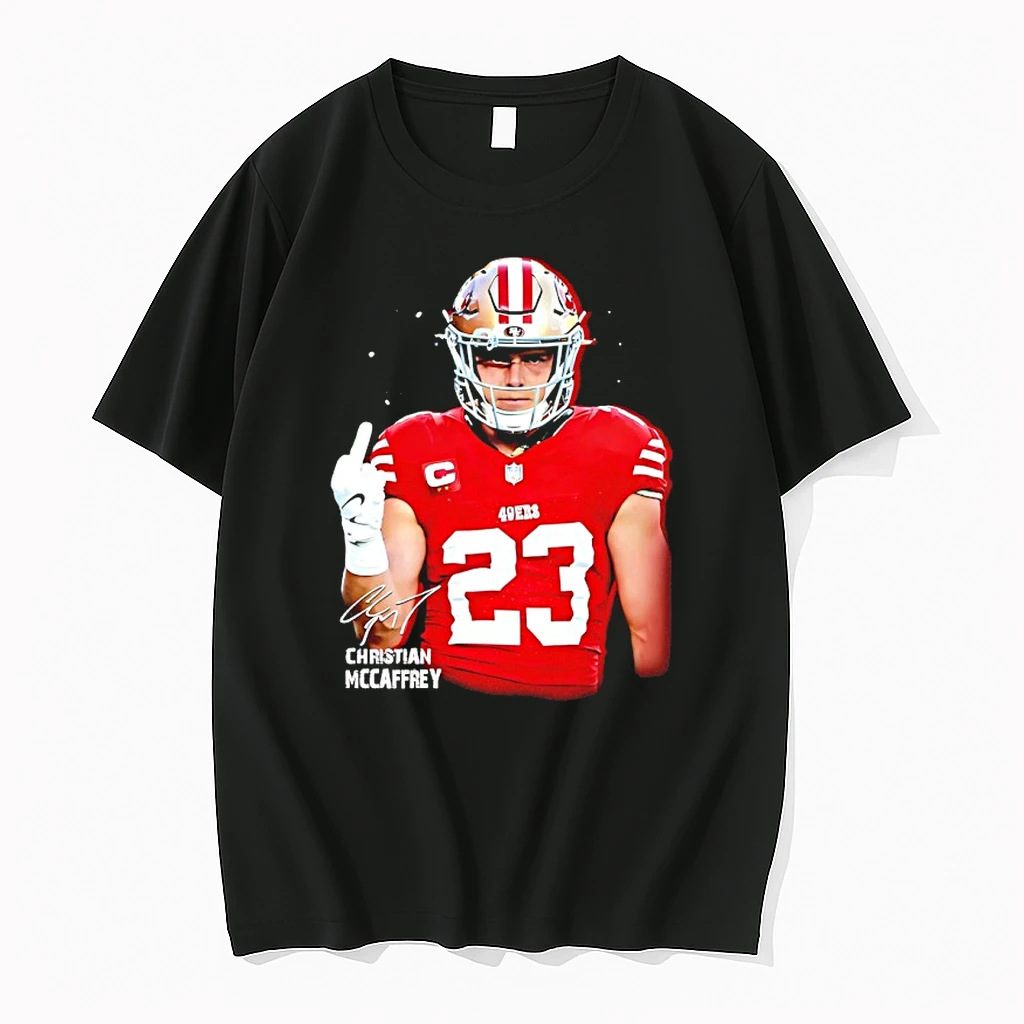 Christian Mccaffrey San Francisco 49ers Middle Finger 2025 Shirts