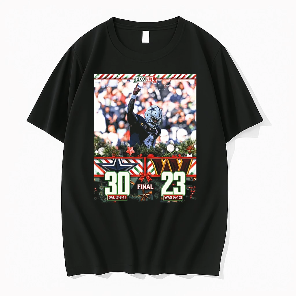 Christmas Day Nfl Dallas Cowboys Defeated Washington Commanders 30 23 Shirts